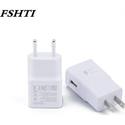 100pcs/lot Adaptive Fast Charger 5V 2A USB Wall Charger Power Adapter For Samsung Galaxy Note 4 4 7 8 S6 S7 S8 Edge Free DHL