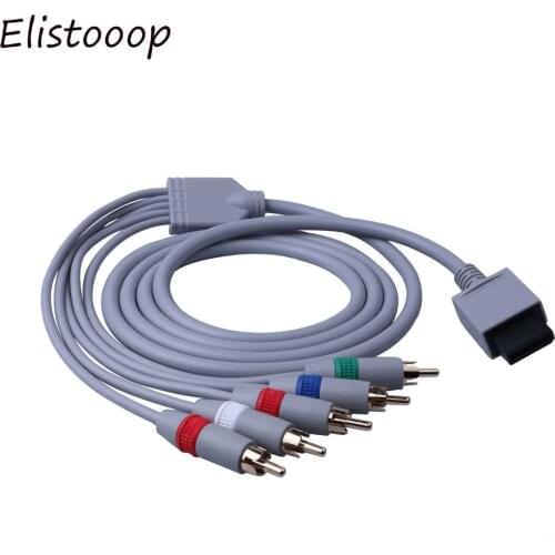 1080P/720p HDTV AV Audio Adapter Cable Gaming Machine Connecting Cables Component Wire 5RCA Games replace line for Wii
