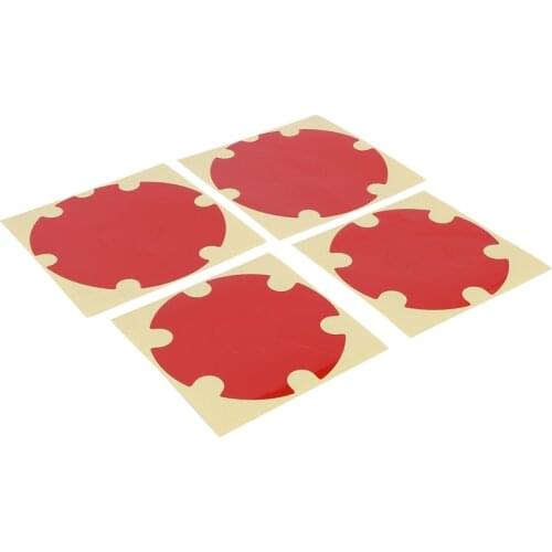 2 Pairs Electric Scooter Front Wheel Motor Protection Sticker Electric Scooter Modification Parts