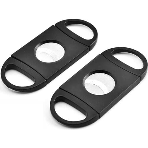 200pcs Plastic Stainless Steel Double Blades Cigar Cutter Knife Scissors Cigar Accessories Stainless Steel Cigar Tools WB145