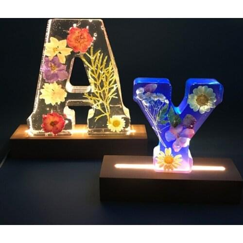 26 English Alphabet Ornaments Silicone Mould Numbers Symbol Epoxy Resin Mold DIY Jewelry Craft Decoration Tools