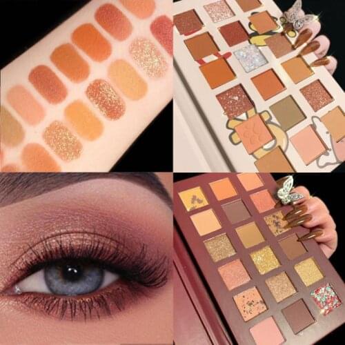 Muge Leen Glitter Eyeshadow Galaxy Palette Natural Makeup Eye shadow Bright Eye Makeup Glam Eyeshadow Base Nude Eyeshadow Kit #2