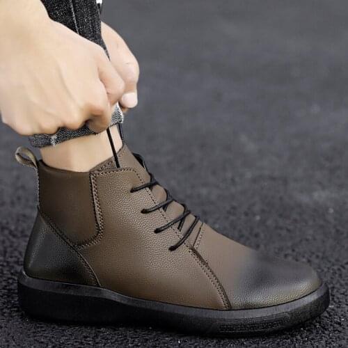 Winter boty footwear coturno magnum MEN casual land men riding tactical dress mens boot timber Mens sneakers ANKLE home shoes