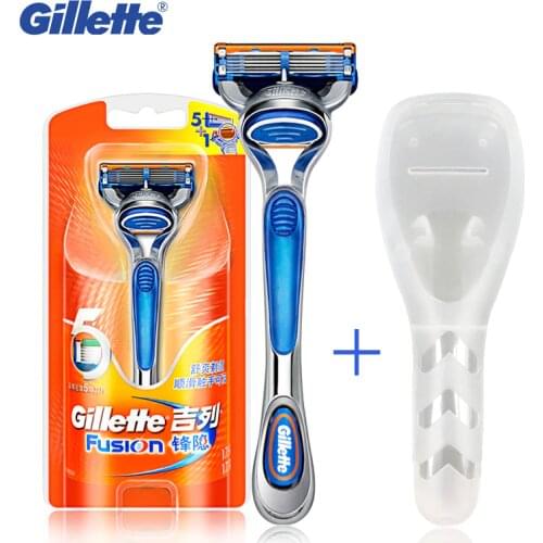 Gillette Fusion Razor Beard Shaver for Men Straight Razors Blade Travel box Storage Case Covering