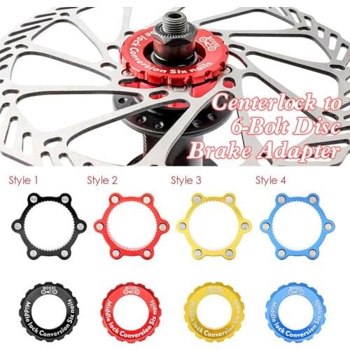 Centerlock to 6-hole Adapter, Center Lock conversion 6 hole Brake Disc, Center Lock for 6 Bolt, SM-RTAD05 / SM-RTAD10