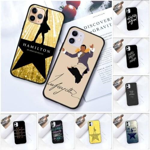 Zororong Hamilton Musical Lyrics Phone Case For iPhone 12 Mini 11 Pro XS Max X XR 7 8 Plus