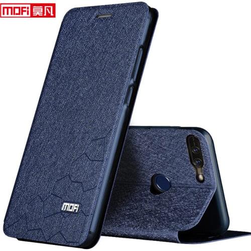 Flip case for huawei honor 8 pro case honor v9 cover leather silicon book kickstand funda luxury glitter capa mofi honor v9 case