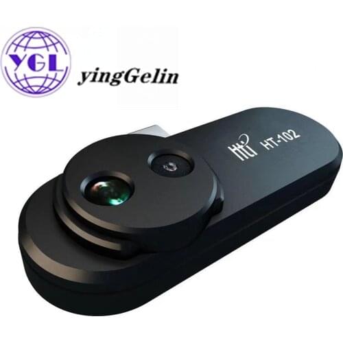 Mobile Phone Thermal Imaging Camera Infrared Imager HT-102 for Iphone for Ipad iOS Android OTG Features Thermal Instrum