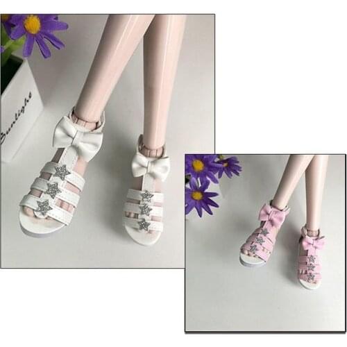 Cute Doll Clothing Outfit Party Accessories Ankle Strape Shoes Sandals Plats For 1/3 BJD Girl Dolls Models