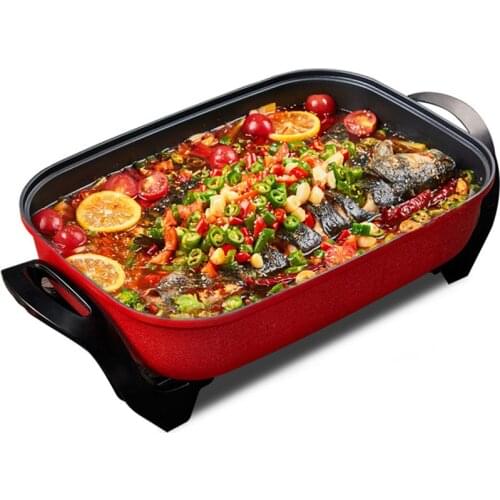 Joyoung 8L Multi-function Electric Hot Pot Pot Grill Integrated Pot Household Plug-in Electric Skillet Electric Frying Pan