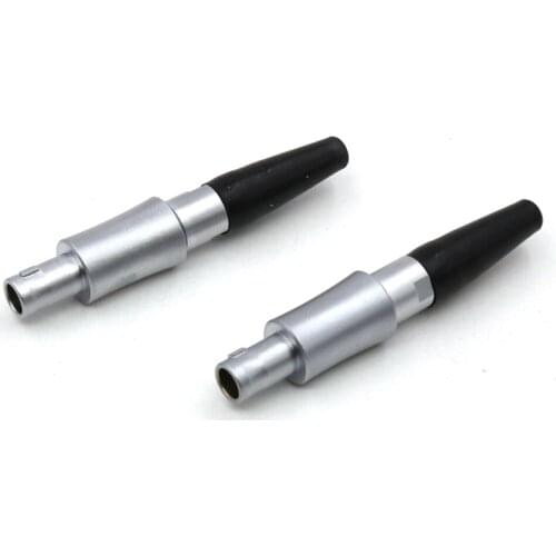 One Pair Gold Plated Headphone Plugs for DIY HD 800 Headphone Cables HI-END