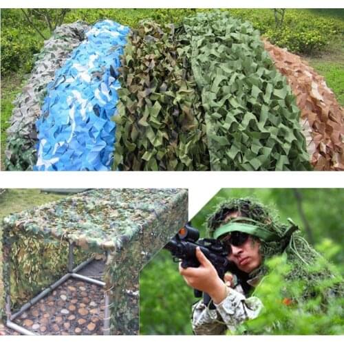 Hunt Camo Net Woodland Jungle Camouflage Blind Sun Shelter Decoration 2Mx3M 5M Fishing Military Shelter Hide Net Car Covers Tent