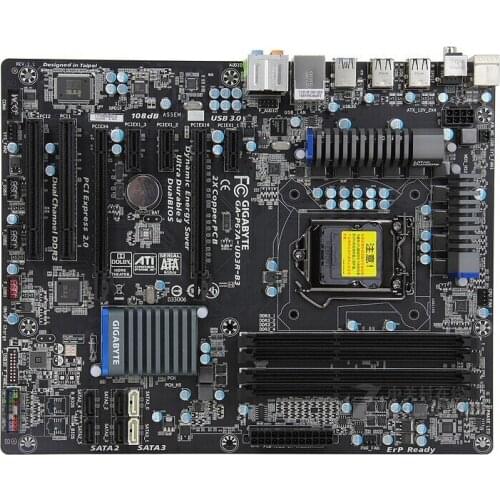 Original desktop motherboard for Gigabyte GA-P67A-UD3R-B3 DDR3 LGA1155 4 channels 32G P67A-UD3R-B3 Desktop motherborad Free