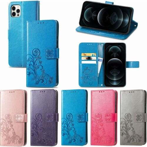 Luxury Leather Flip Wallet Case for IPhone 12 Mini 11 Pro XS MAX X XR 8 7 6s 6 Plus 5 5s SE 2020 Card Stand Slot Phone Cover