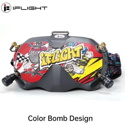 IFlight Crystal HD Patch Protective Shell with 5.8GHz 9dBi LHCP High Gain Directional Antenna Array for DJI Digital FPV Goggles