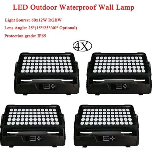 4Pcs/Lot LED 600W Outdoor Waterproof Modern Wall Lamp Disco DJ Effect Lights Outdoor Projector Lamp Garden Xmas Stage Light