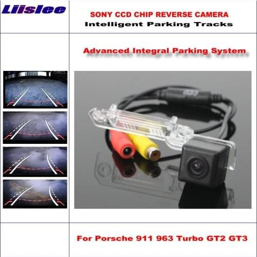 Car Rear Reverse Camera For Porsche 911 963 Turbo GT2 GT3 Vehicle Parking Back Up Intelligentized Dynamic Trajectory
