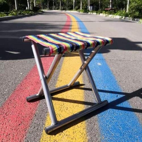 Freeshipping 2pieces portable thickened inforced military folding bench outdoor household adult folding military fishing chairs