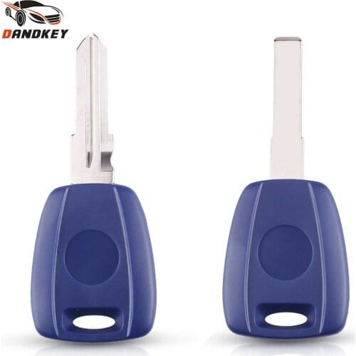 Dandkey For Fiat Key Case Replacement SIP22 GT15R Blank Shell Fit For Fiat 500 Ducato Transponder T5 Chip Key Uncut Blade