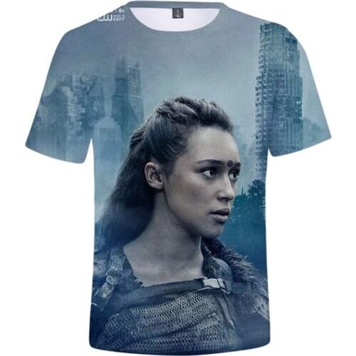 Hot Movie The 100 3d Men T Shirt Summer Casual Short Sleeve Fashion Oversized Streetwear The 100 Movie Men And Women Clothing