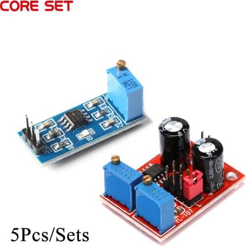 5Pcs/sets NE555 Pulse Generator Frequency Duty Cycle Adjustable Module Square Wave 5V-12V Signal Generator for Arduino DIY