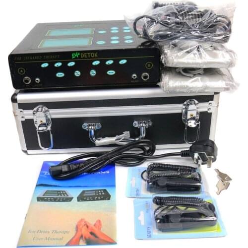 Ionic Cleanse Dual Detox Machine Ionic Detox Foot Spa Machine Salon Spa Detoxification Hot 1piece Fast Shipping By DHL/EMS A02