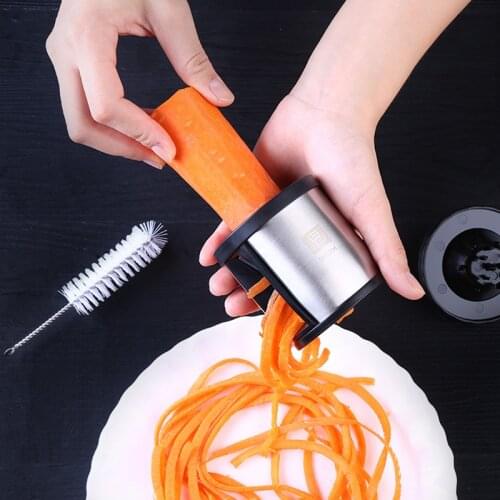 High Quality Stainless steel Vegetable Spiralizer and Cutter carrot and shredded potatoes grater 5pcs/lot