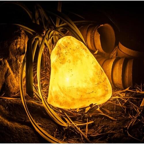 Creative Imitation Rock Decoration Garden Backyard Lawn Lighting Stone Park Path Waterproof Outdoor Landcape Lamp