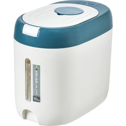 Kitchen Container 10KG Bucket Moisture-proof Insect-Proof Rice Box Airtight Rice Bin Flour Storage Container Pet Food Store Box
