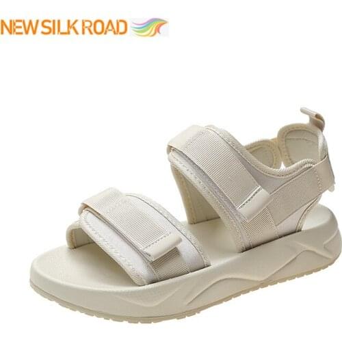 Summer Lightweight Sports Sneaker Sandals Womens Shoes Hook Loop Flat Platforms Soften Sandalias Rome Zapatos De Mujer Sandales