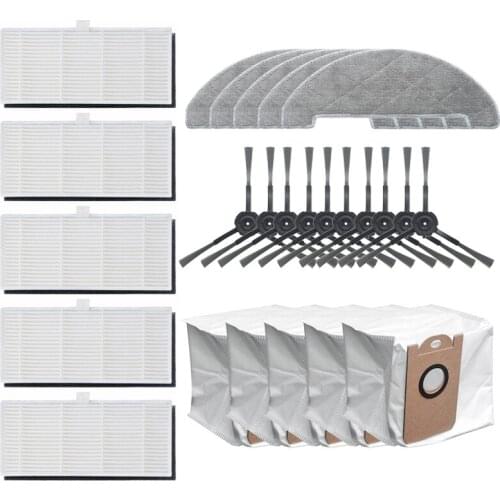 HOT！-Mop Cloth HEPA Filters Side Brushes Dust Bag for VIOMI S9 Vacuum Cleaner Cleaning Brush Replacement Parts Accessories