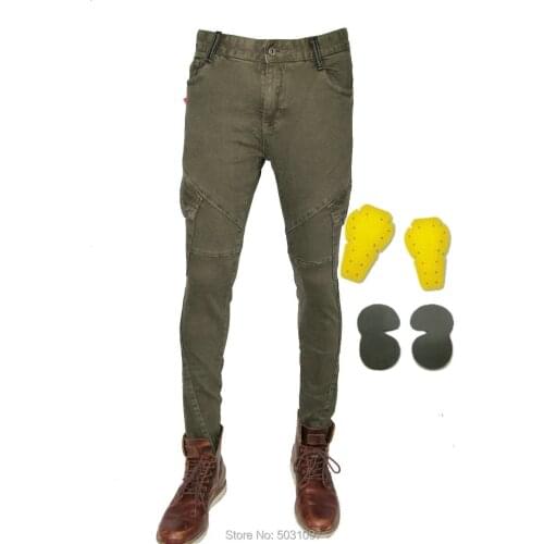 Free shipping volero kargo motorcycle riding pants knight slim jeans moto sports cycing trousers concealed protective gear jeans