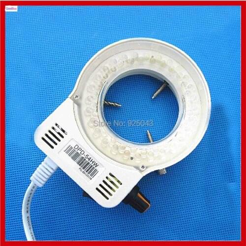 New Bright Adjustable 56 LED Ring Light Lamp illuminator For Industrial Stereo Electron Microscope Digital Camera Magnifier
