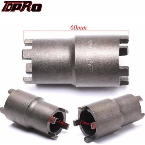 TDPRO New 20mm/24mm Motorcycle Double Clutch Nut Tools Spanner Wrench Socket For Honda Z50 110cc 125cc 200cc Repair Special Tool