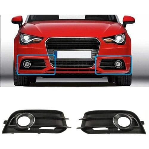 Front Bumper Fog Light Lamp Grill Grille for - A1 2011-2014 8X0807681A 8X0807682A