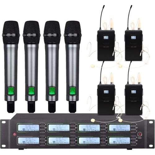 Professional UHF wireless microphone series handheld microphone for outdoor performance, party, party, lavalier microphone