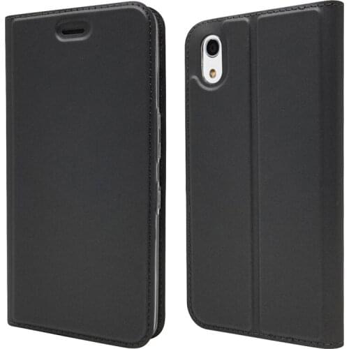 Ultra Slim Magnetic Case For Sharp Android One S4 Flip Stand Cover with card slots Fundas Protective Shell