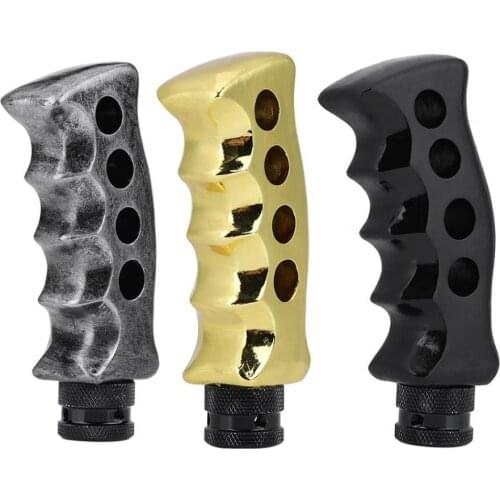 Universal Manual Transmission Car Gun Grip Knife Handle Gear Shift Lever Knob Shifter Car Styling