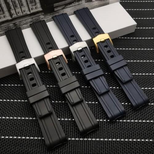 Top quality 20mm Soft Rubber Silicone Watch band Buckle Belt for Omega strap for Seamaster new Arenaceous 300 AT150 with logo