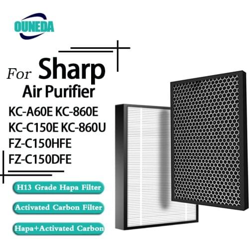 Replacement Sharp FZ-C150HFE & FZ-C150DFE Air Purifier Filter HEPA + Deodorizing for KC-A60E KC-860E KC-C150E