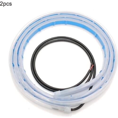 1.2m 12V 2A Car Rear Trunk Tail Turn Signal Light Reverse Warning Lamp Car LED Strip With Waterproof Stroboscopic Effect Lamp