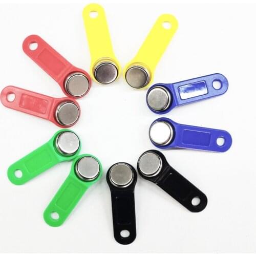 100 pcs original 1990A-F5 iButton TM Card with black Handle