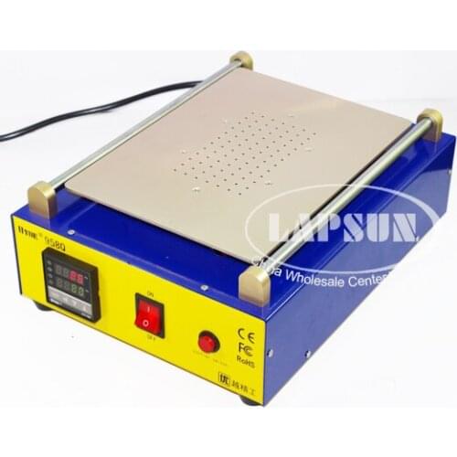 11" inch Metal Body Built-in Vacuum Pump Mobile Phone Pad LCD Touch Screen Separator Repair Machine Tool 958Q with Line & Pads