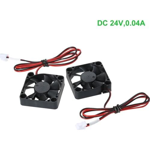 2pcs ET4 24V 4010 Cooling Fan 40*40*10mm 2pin Terminal for Anet ET4 ET4X ET4PRO 3D Printer Extruder Hotend parts