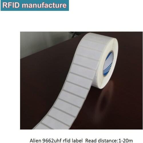 Long range passive Alien Higgs3 9662 UHF RFID wet inlay 860-960MHZ EPC C1G2 ISO18000-6C for personnel apparel management