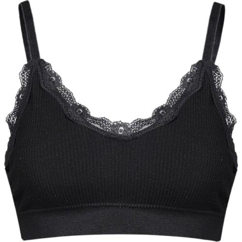 Women Bra Lace Bralette Crop Top Ultra Thin Strap Wireless Seamless Bra Femme Sexy Lingerie Underwear Women Padded Bras