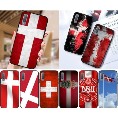 Zororong Denmark Flag Phone Case For Samsung Galaxy S10 20 Note10 20 A30 50 70 71 Plus Ultra