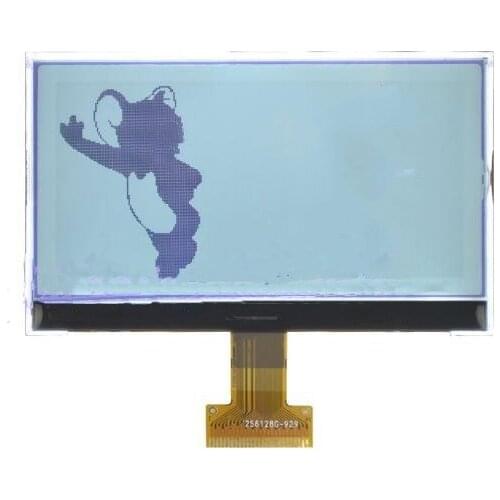 26PIN COG 256128 LCD Screen ST75256 Controller White Backlight Parallel/I2C/SPI Interface