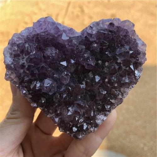 Beautiful amethyst crystal cluster heart amethyst crystal cluster heart amazing quality