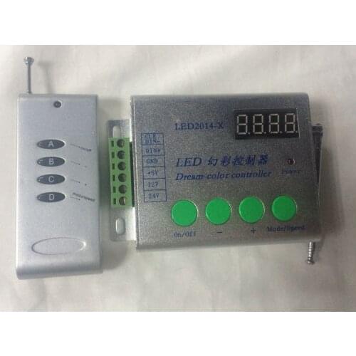 LED-2014-X,LED dream color controller,support W2811/WS2812B/TM1804/INK1003/UCS1903 etc,2048pixels controlled;DC5-24V input